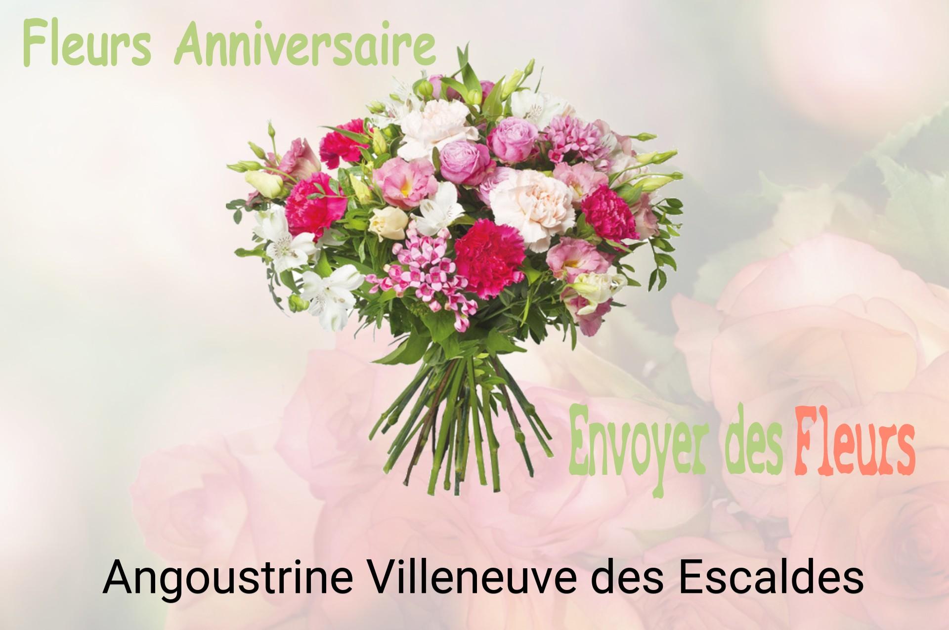 Bouquet de fleurs d’anniversaire livré à Angoustrine-Villeneuve-des-Escaldes