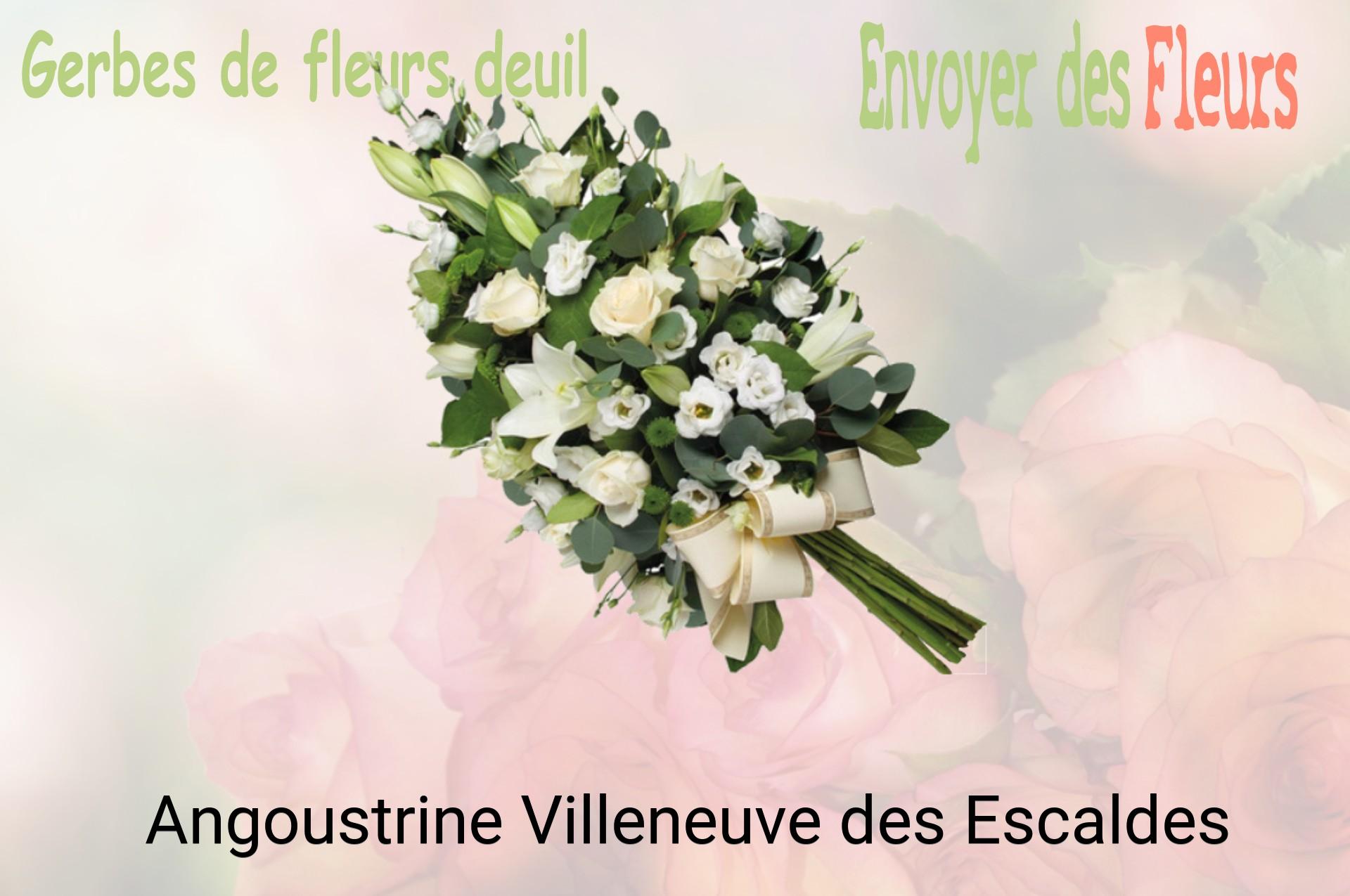 Gerbe de fleurs de deuil livrée à Angoustrine-Villeneuve-des-Escaldes